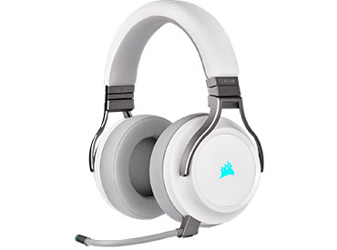 Auriculares con Micrófono Corsair VIRTUOSO RGB WIRELESS - White