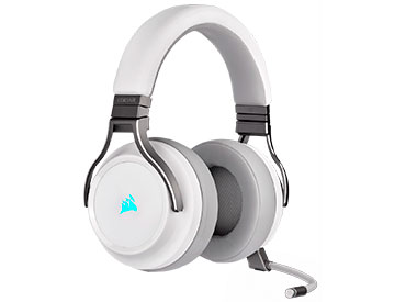 Auriculares con Micrófono Corsair VIRTUOSO RGB WIRELESS - White