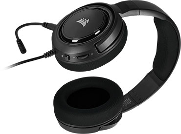 Auriculares con Micrófono Corsair HS45 SURROUND - Carbon - USB