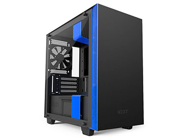 Gabinete NZXT H400i Matte Black/Blue