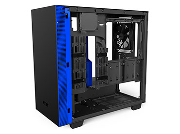 Gabinete NZXT H400i Matte Black/Blue