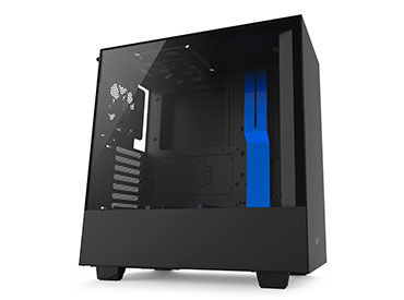 Gabinete NZXT H500 Matte Black/Blue