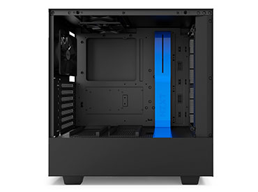 Gabinete NZXT H500 Matte Black/Blue