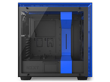 Gabinete NZXT H700i Matte Black/Blue