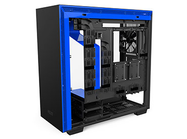 Gabinete NZXT H700i Matte Black/Blue