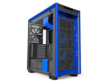 Gabinete NZXT H700i Matte Black/Blue