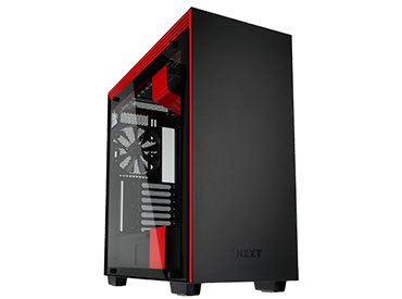 Gabinete NZXT H700i Matte Black/Red