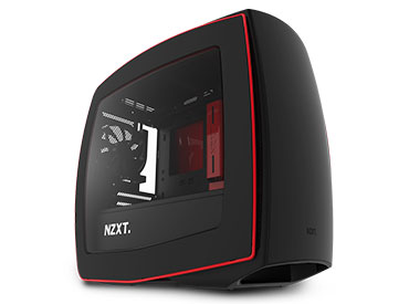 Gabinete NZXT Manta ITX Matte Black/Red