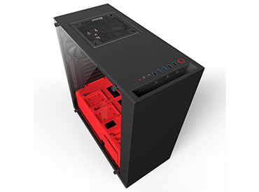 Gabinete NZXT S340 Elite Black/Red