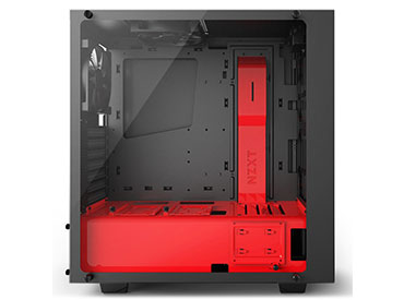 Gabinete NZXT S340 Elite Black/Red