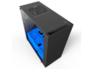 Gabinete NZXT S340 Elite Black/Blue