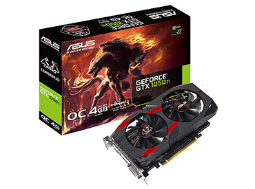 Placa de Video ASUS Cerberus GeForce® GTX 1050 Ti OC Edition 4GB GDDR5