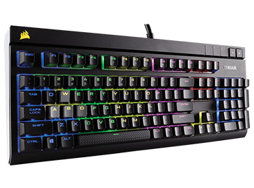 Teclado Corsair STRAFE RGB Mechanical Gaming - Cherry® MX Red
