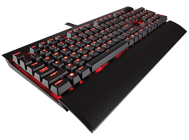 Teclado Mecánico Corsair K70 LUX - LED Rojo - Cherry® MX Red