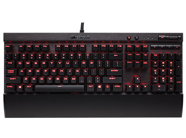 Teclado Mecánico Corsair K70 LUX - LED Rojo - Cherry® MX Red