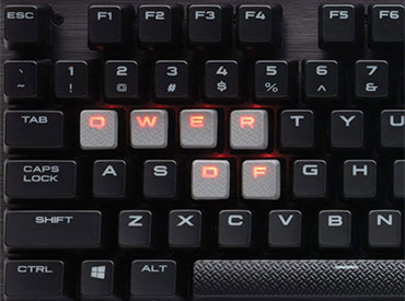 Teclado Mecánico Corsair K70 LUX - LED Rojo - Cherry® MX Red