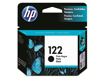 Cartucho original de tinta negra HP 122 (CH561HL) - 120 páginas