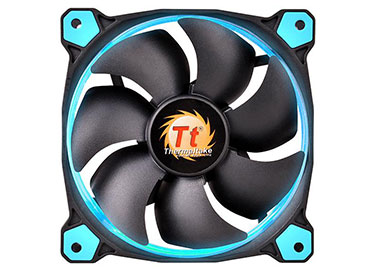 Cooler pack Thermaltake Riing 12 LED Blue (pack de 3 ventiladores)