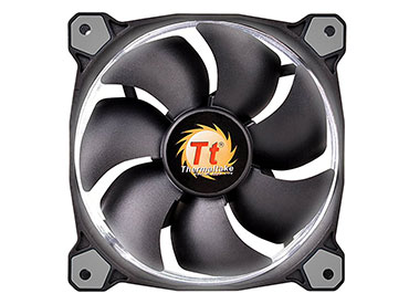 Cooler pack Thermaltake Riing 12 LED White (pack de 3 ventiladores)