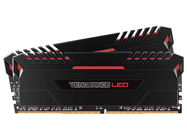 Memoria Ram Corsair Vengeance® LED DDR4 16GB 2666MHz (2x8GB) - LED Red