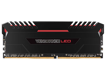 Memoria Ram Corsair Vengeance® LED DDR4 16GB 2666MHz (2x8GB) - LED Red