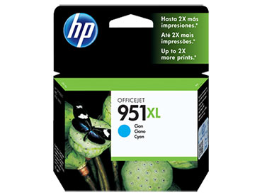 Cartucho original de tinta cian de alto rendimiento HP 951XL (CN046AL)