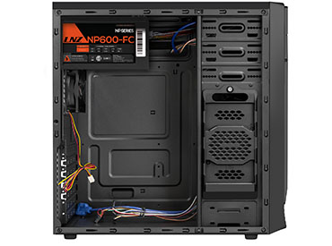 Gabinete Sentey G50 Power Kit con fuente 600W, Incluye mouse, teclado y parlantes