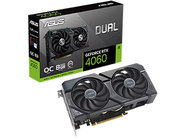 Placa de video ASUS Dual GeForce RTX™ 4060 OC Edition 8GB GDDR6