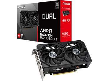 Placa de video ASUS Dual Radeon™ RX 9060 XT 8G GDDR6