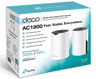 Sistema Wi-Fi Mesh Inteligente Doble Banda AC1900 TP-Link Deco S7 (2-pack)
