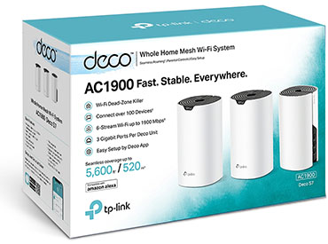 Sistema Wi-Fi Mesh Inteligente Doble Banda AC1900 TP-Link Deco S7 (3-pack)