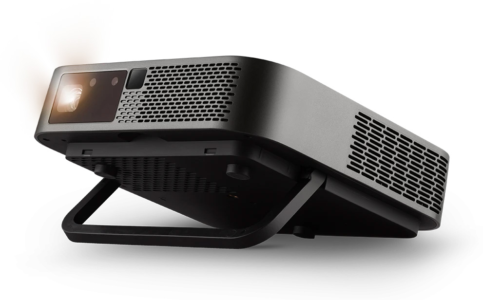 Proyector Smart LED portátil Full HD ViewSonic M2e con altavoces Harman Kardon®