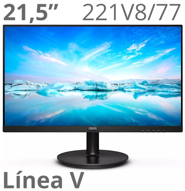 Monitor Philips de 22 pulgadas 221V8/77