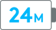 duración de baterías de 24 meses