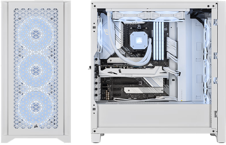 Gabinete Corsair 4000D AIRFLOW - White