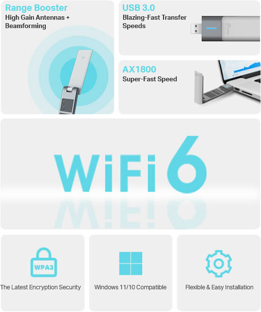 Resumen de características TP-Link Archer TX20UH