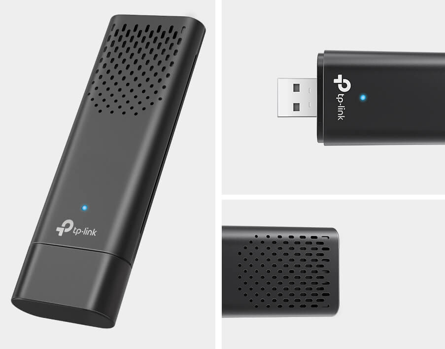 Vistas del diseño ergonómico del Archer TX20U