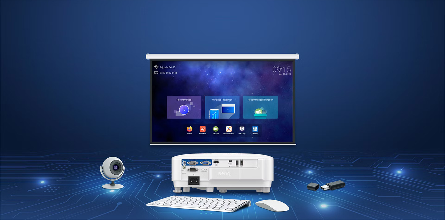 El BenQ EH600 es una solución todo-en-uno para todas tus presentaciones. No necesitás una laptop.