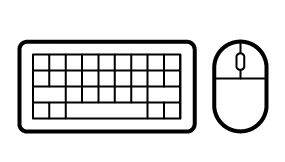 Teclado y mouse Bluetooth para un control sencillo sin necesidad de una PC.