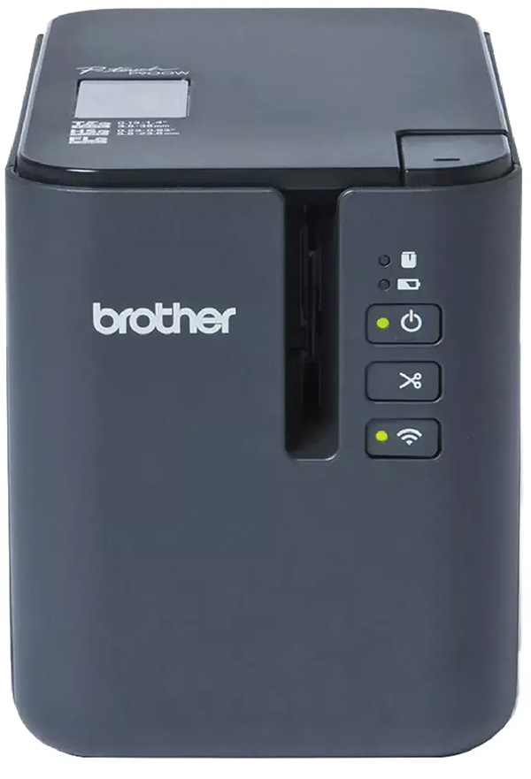 Rotuladora profesional Brother PT-P900W con Wi-Fi, USB y corte automático