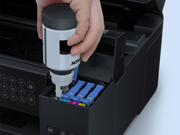 Impresora Multifuncional Epson EcoTank L6270, detalle del tanque de tinta