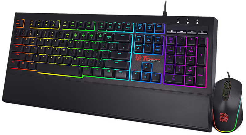 Teclado y Mouse Thermaltake Challenger Elite RGB Combo