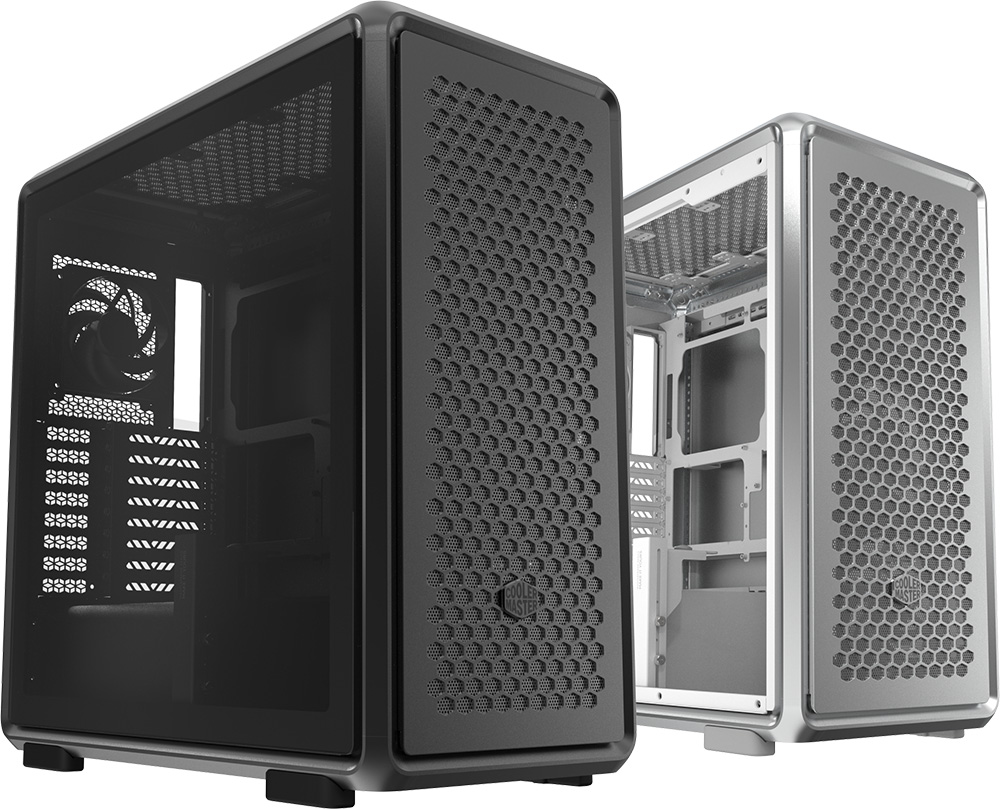 Gabinetes Cooler Master MasterFrame 600 en color negro y Silver