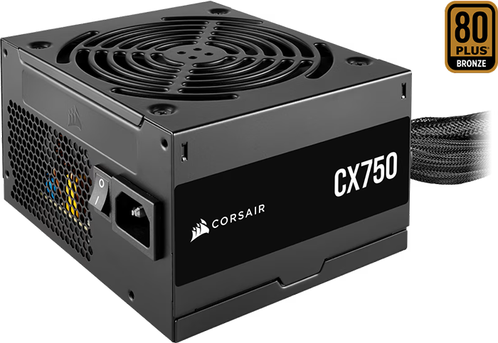 Fuente Corsair CX Series™ CX750 - 750W 80 PLUS® Bronze