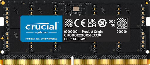 Módulo de memoria RAM SODIMM Crucial 32GB DDR5-4800