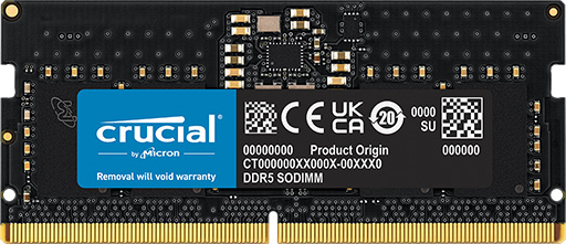 Módulo de memoria RAM SODIMM Crucial 8GB DDR5-4800