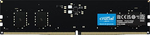 Módulo de memoria RAM UDIMM Crucial 8GB DDR5-4800