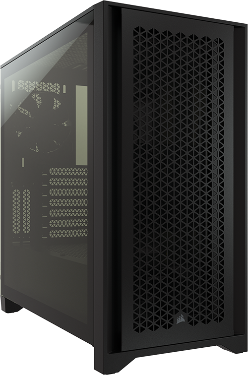 Gabinete Corsair 4000D AIRFLOW de color negro