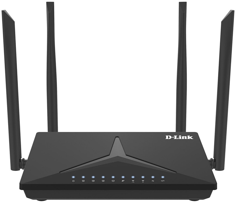 Vista frontal del Router Mesh Gigabit MU-MIMO AC1200 D-Link (DIR-825M)