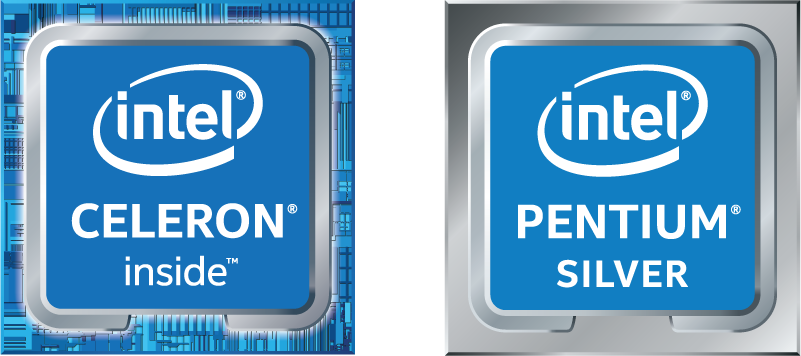 Logo Intel® Celeron®, Logo Intel® Pentium® Silver